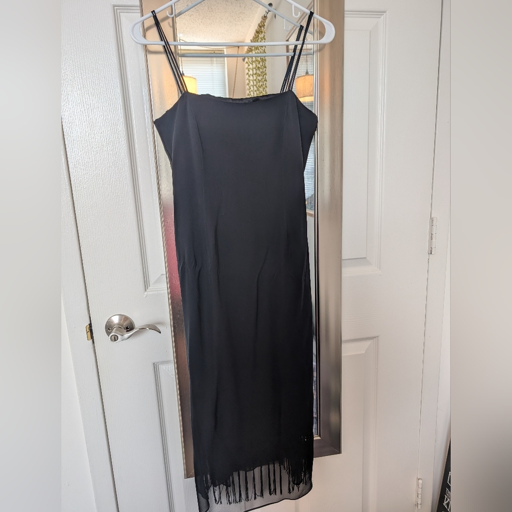 Vintage Tahari Black Dress Size 4P